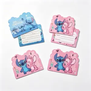 Disney Stitch Themed Party Invitation Set, 30-Piece Festive & Party Supplies for Kids' Birthday Celebrations