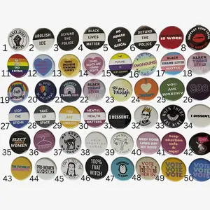 Build Your Own Pinback Button Pack: Feminist, BLM, LGBTQ FGEW
