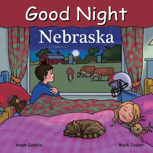 USED-Good Night Nebraska by Gamble, Adam (Board book)