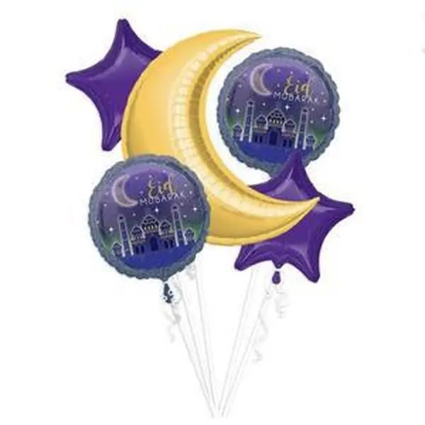 Eid Mubarak 5pcs Ballon set