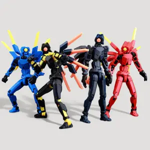 ULTRAKILL V1/V2 DUMMY 13 Articulated Collectible Action Figure 15 cm Height with Pose Support Arsii Hakita Patala Model for Collectors
