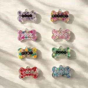 Customized Dog Tag - Custom Name Design with Colorful Graphics - Ideal for Dog Lovers