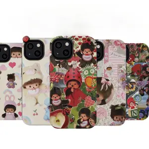Monchhichi Retro Monkey Phone Case | Y2K Cute-Style Protective Cover — Compatible with iPhone 11–17 Pro Max/Plus Series & Samsung Galaxy S23– Series