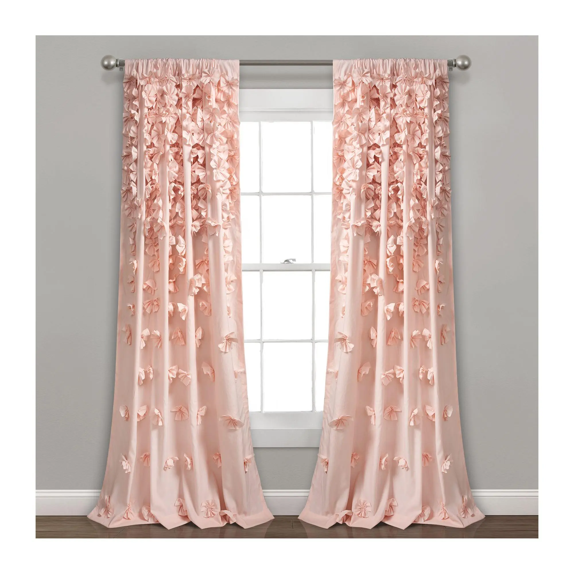 Riley Window Curtain Panel Single 54X108 by Lus h Decor
