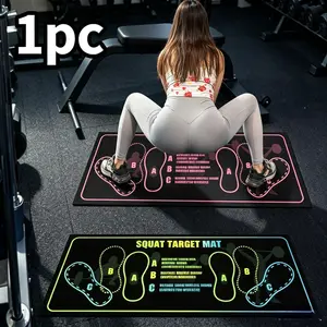 Anti-Slip Squat Training Mat Set, Durable Gym Floor Mats for Home & Gym Use, Mat for Exercise, Fitness Workout Accessories