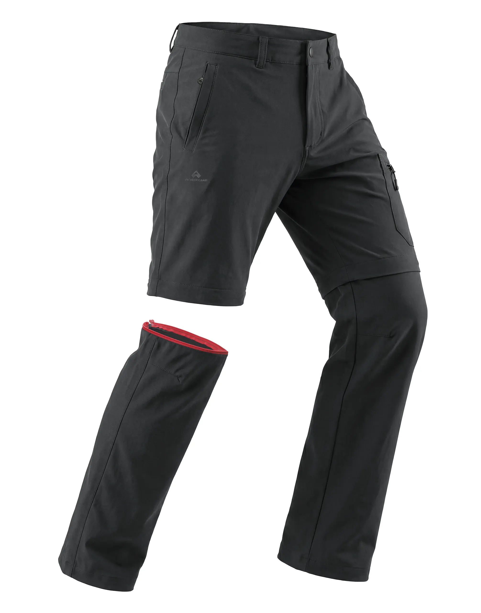 Pioneer Camp Men's Convertible Hiking Cargo Pants - Quick-Dry, Lightweight, Zip-Off, Cargo Pants Vibes, Adjustable Water-Resistant for Fishing, Travel, Adjustable Water-Resistant Men's Pants