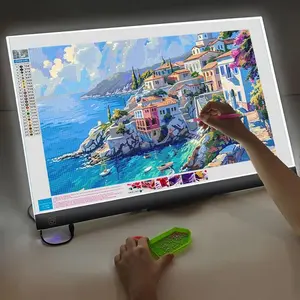 LED Light Pad Painting Board, 1/2 Counts USB Powered Adjustable Light Board, Artists Board for Painting, Sketching, Animation, Template Making