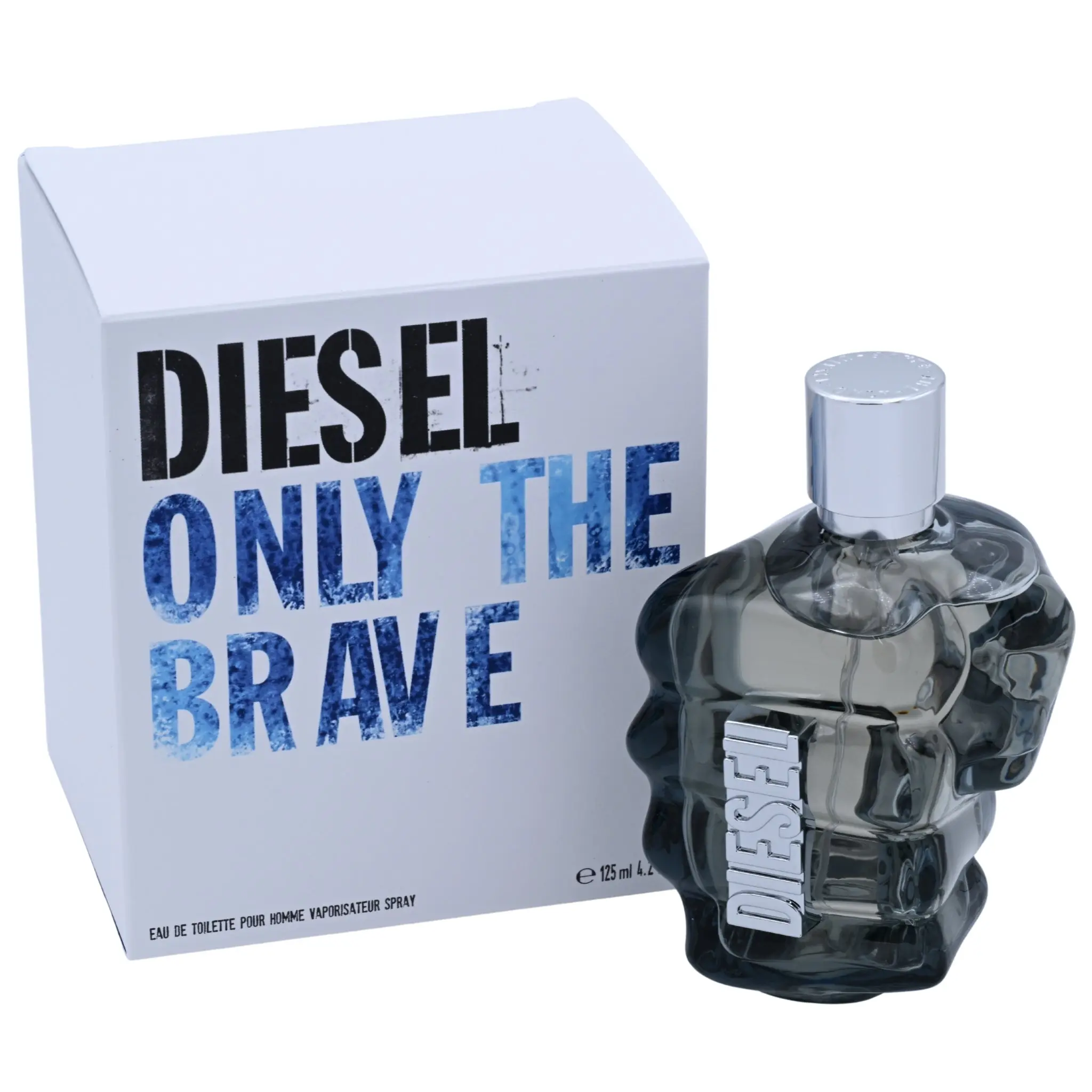 Diesel Only The Brave Eau de Toilette Men's Cologne, Woody Amber & Leather Scent, 4.2 oz / 125 ml Spray