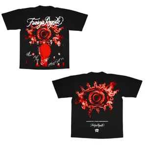 Fuerza Flame Eye T-Shirt – 2 Sided Tour Graphic Shirt, Fire Skull Design Shirt, Latin Music Fan Gift, For Men