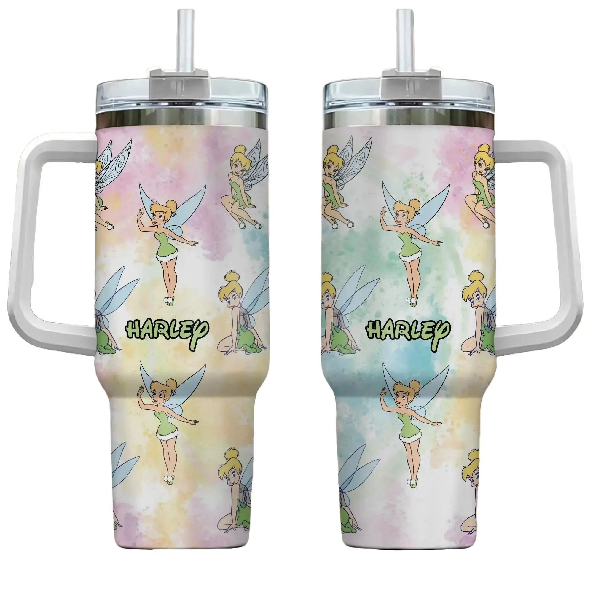 Custom Tinker 40oz Tumbler, Personalized Engraved Travel Cup for fan, Cute Gift for Her