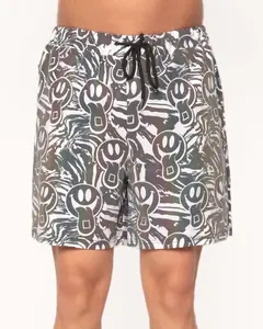 Happy Hour White Reflective Shorts