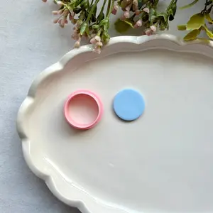 Circle Polymer Clay Cutter | Precision 0.2mm Blade, PLA+ Durable Tool