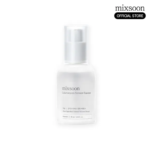[mixsoon Official] Galactomyces Ferment Essence - 1.01 fl.oz/30ml Lightweight Organic Korean Skincare Serum for Radiant Glass Skin