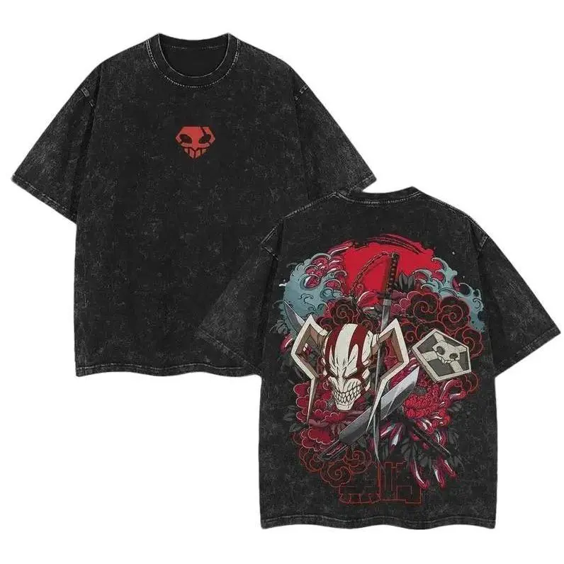 valentine shirts Bleeding Mask | Ichigo's Wrath - Bleach Anime Double Printed Vintage  Unisex Oversize Anime Manga  Heavyweight Cotton T-shirt, Gift For Anime Fan, Anime Lover