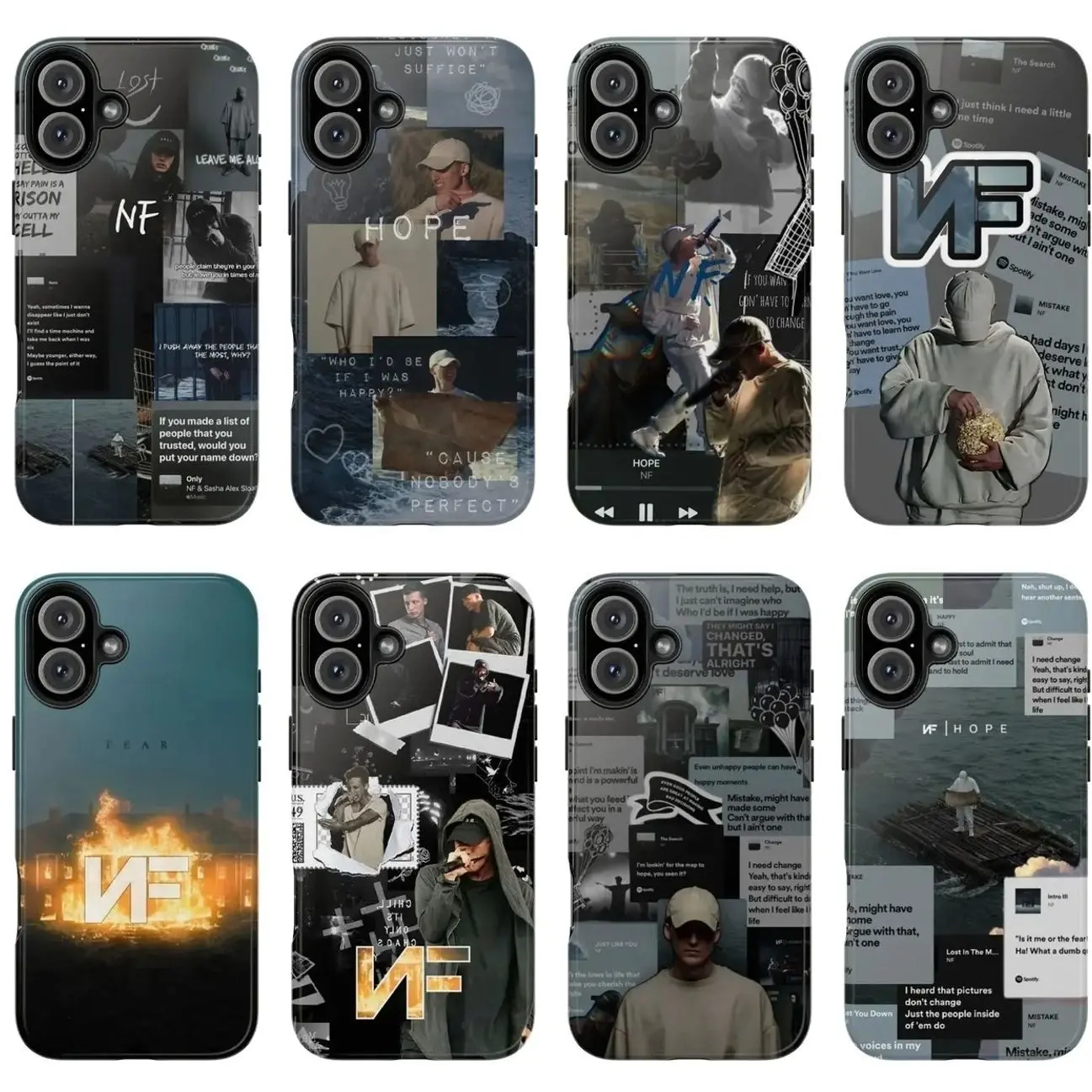 NF Phone Case, Music Album 2025 Case Cover, Compatible with iPhone X, 11, 12, 13, 14, 15, 16, 17 & more