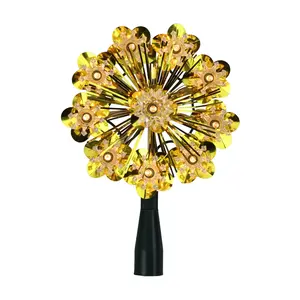 Northlight 5.5" Gold Snowflake Starburst Christmas Tree Topper