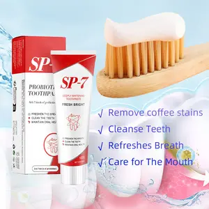 Probiotic Whitening Toothpaste, Free of Fluoride, Nicotinamide, Anti plaque, Oral Health Management Teeth Whitening Solution