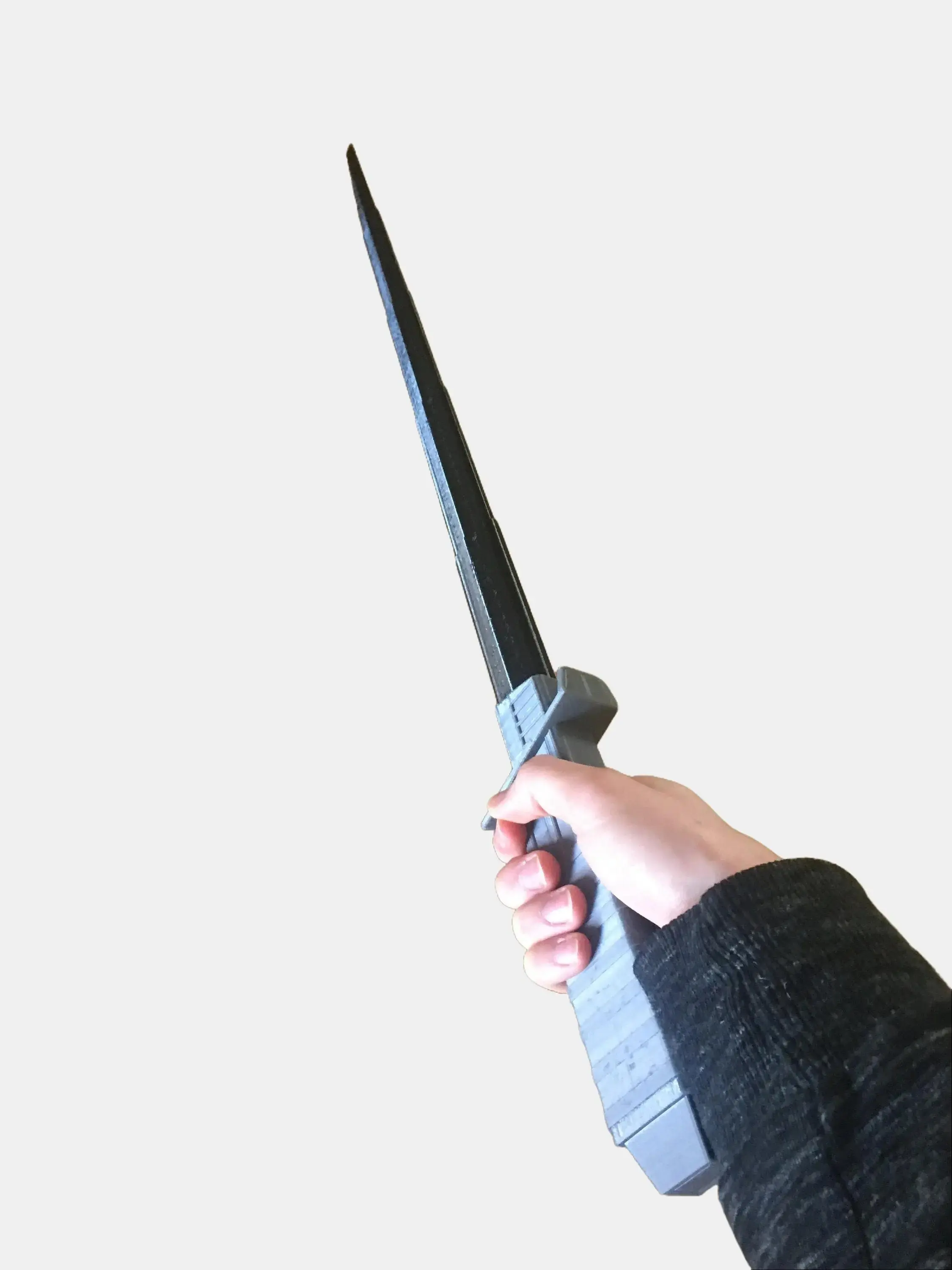 Dark Saber EXTENDABLE and RETRACTABLE 3D Printed Toy Light Saber with 3 Feet Length for Cosplay and Display