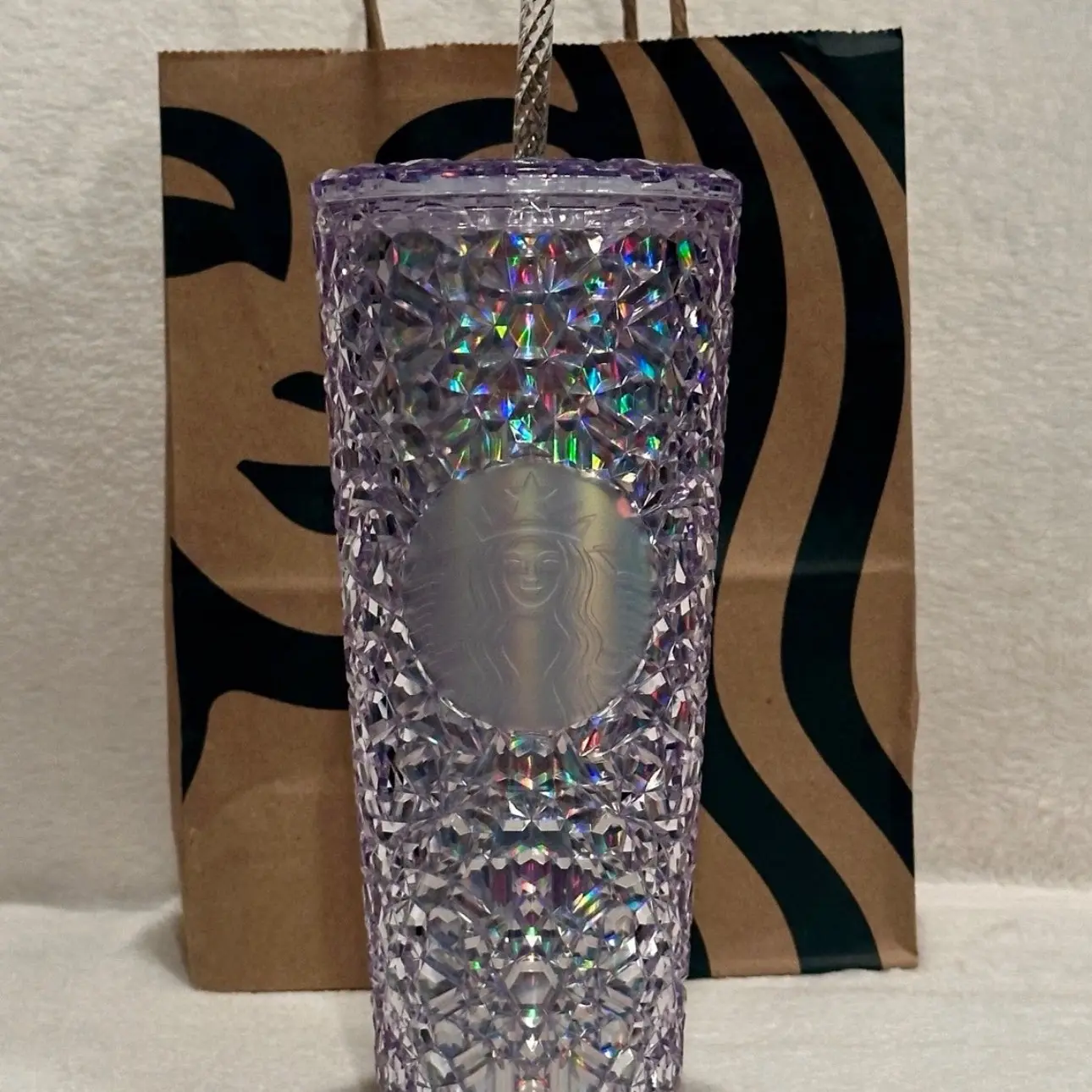 starbucks rhinestone tumbler - TikTok Shop