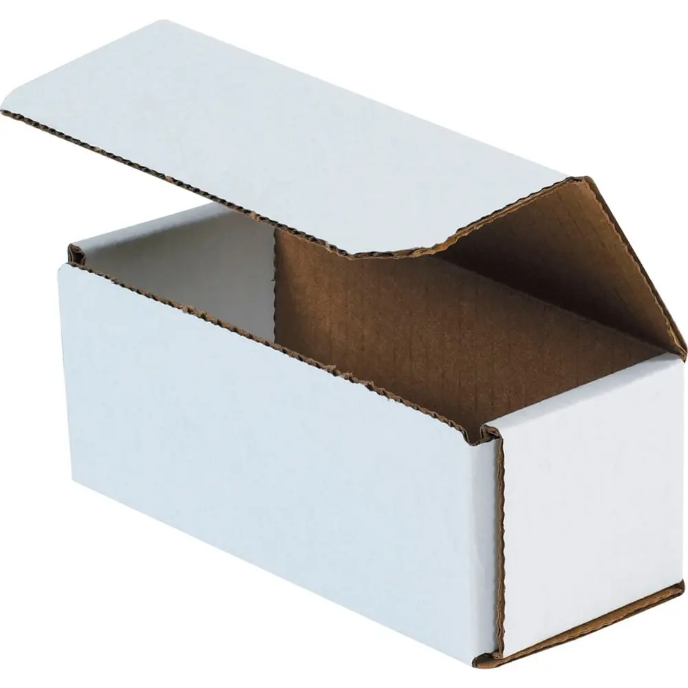 Global Industrial B40217 White Corrugated Mailers - 6x2.5x2.375 in, Pack of 50 - Self Sealing Corrugated Cardboard Package Delivery Postal Supplies Envelopes, Corrugated Cardboard Envelopes & Postal Supplies, Package Delivery Box Envelopes & Postal Suppli