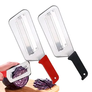 （Two sets）Cabbage Shredder for Coleslaw Sauerkraut cabbage slicer Cutter Chopper kitchen Knife Cabbage Peeler Lettuce Shredder lettuce Knife Cabbages Graters for Kitchen Fruit Vegetable Slicer Mandoline Slicers