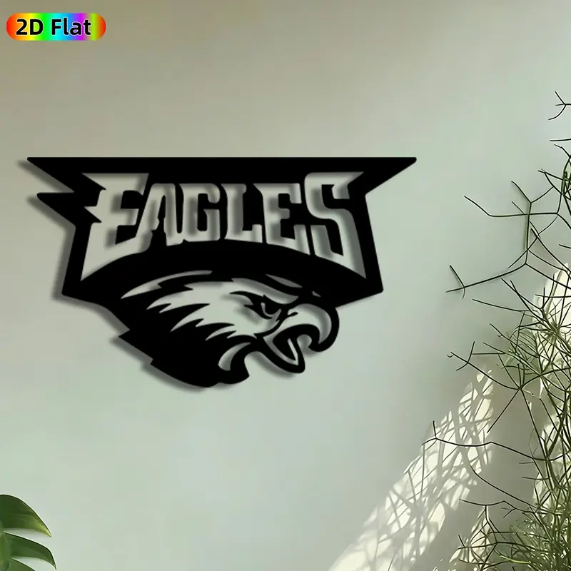 1pc Eagles Head Metal Wall Art, Roaring Eagle Statue Mural, Intricate Craftsmanship, Artistic Metalwork, Ornaments, Decoration, For Housewarming, Fathers Day Decor, Home Decor, Ideal Gift for Wildlife Enthusiasts