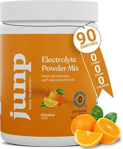 Sweet Tangy Citrus Orange Electrolytes Powder Sugar Free Drink Mix with Potassium and Sea Salt No Carbs Zero Calorie Keto Friendly Hydration Supplement for Fast Rehydration Recovery Endurance and Muscle Support 90 Servings Post Workout