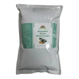 Honeydew Milk Tea Powder - 2.2 lbs for Honeydew Shakes Bubble Tea & Baking Sweet Fruity Flavor Ideal for Slushies and Drinks