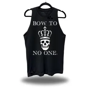 BOW TO NO ONE  - ROAD RASH BLACK TANK TOP