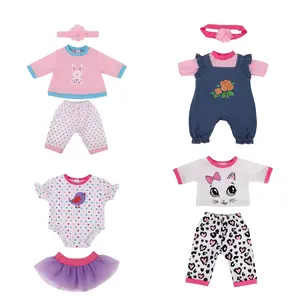 Baby Doll Clothing Set for Girls 43.18-45.72cm, Fashionable Baby Doll, Perfect Halloween & Christmas Gift