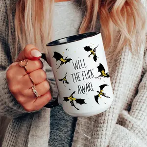 Well The Fuck Aware, Xaden Riorson Quote, Fourth Wing Mug, Onyx Storm Mug, Fourth Wing Merch, Basgiath War College Bookish Gift for Readers,Easter Gifts Mother's Day for Bookish Mom Birthday & Graduation Presents