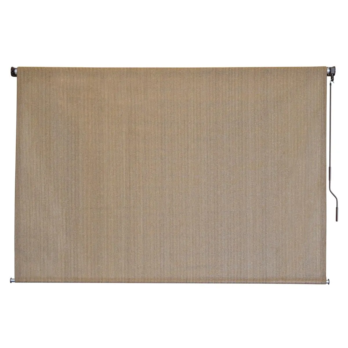 212 MAIN Keystone Fabrics P7725 84x72 in. Outdoor Cordless Roller Shade - Adjustable Shade, Lightweight HDPE Fabric Patio Canopy, Weatherproof, Canyon, Includes Template, Anti Glare Sun Roller Blinds