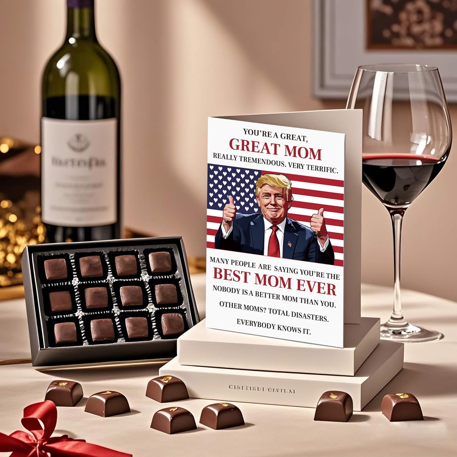 Mother's Day Funny Birthday Day Card for Mom Grandma from Daughter, Son or kids, Hilarious & Heartfelt Message, Premium Quality Greeting Card for Mother, Grandmother or Wife, Ideal for Happy Birthday & Mother's Day Gift