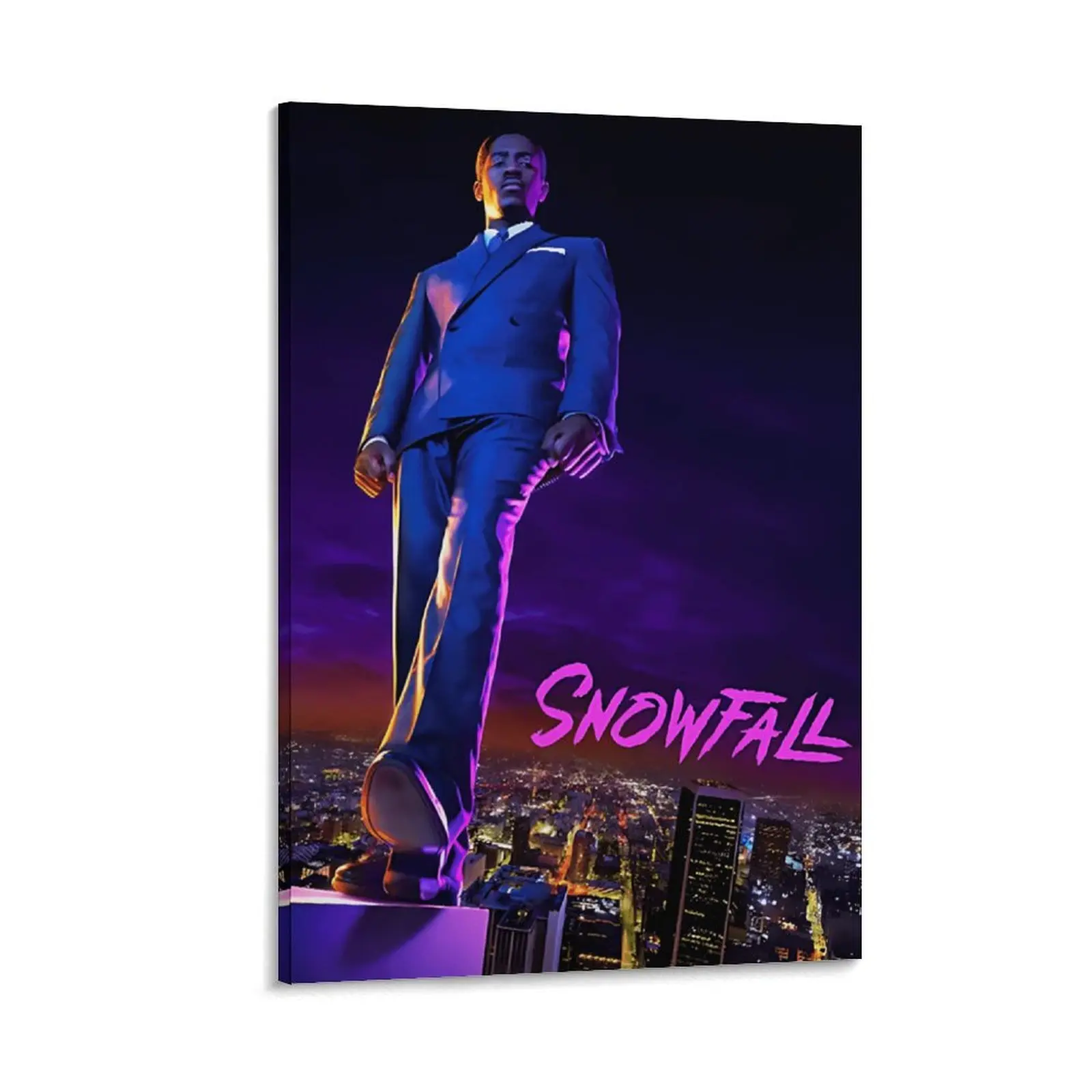 Snowfall Movie Poster, Classic Film Wall Art, Picture Print Bedroom Decor Artwork Decoration