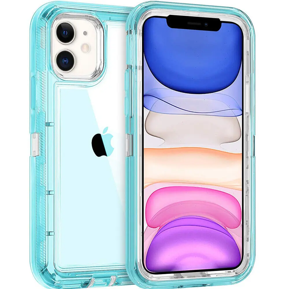 For iPhone 17 16 Pro Max 15 14 13 12 Pro Max Case Heavy Duty Defender Shockproof Phone Cover