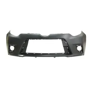 Toyota Corolla 14-16 Front Bumper Cover CE|L|LE|LE ECO W/O Chrome Grille Surround PRIME Quality Replacement
