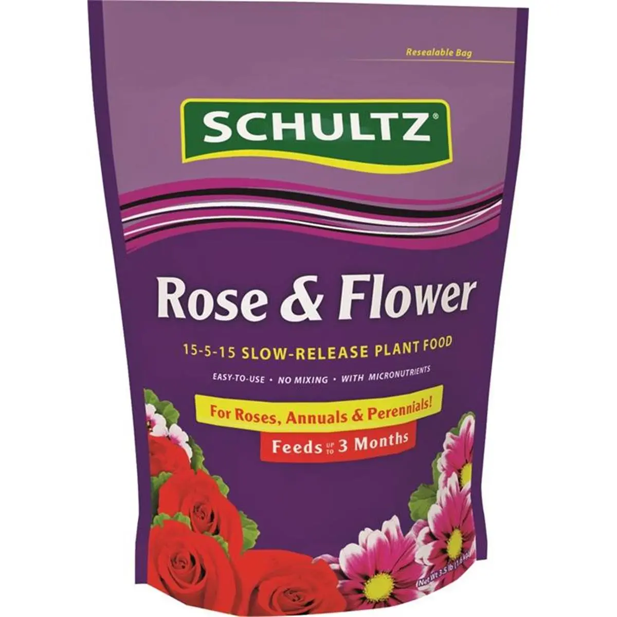 Knox Slow-Release Rose & Flower Fertilizer, 3.5 lbs Granules, Contains Micronutrients, Feeds Continuously for 3 Months, No Mixing
