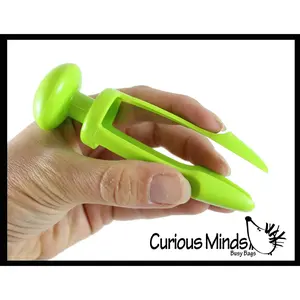 Tri- Grip Tongs - Tweezers for Busy Bags and Sensory Bins - OT Hand Strength
