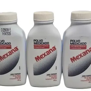 Mexana Polvo Antibacterial Fungicida 30 gr Uso Tópico for Skin Care pack of 3