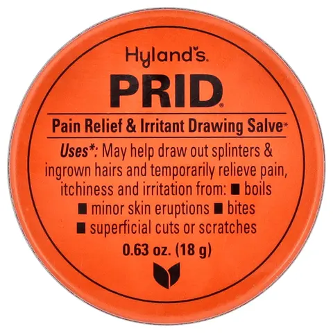 Hyland's Naturals Prid®, Pain Relief & Irritant Drawing Salve, 0.63 oz (18 g) | HSA/FSA Eligible