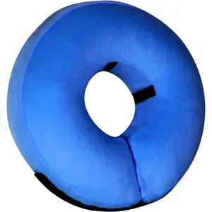 Inflatable Dog Cone Collar-Soft Protective Cone for Dogs After Surgery,Dog Donut Collar for Large Medium Small Dogs and Cats (Blue,Large)