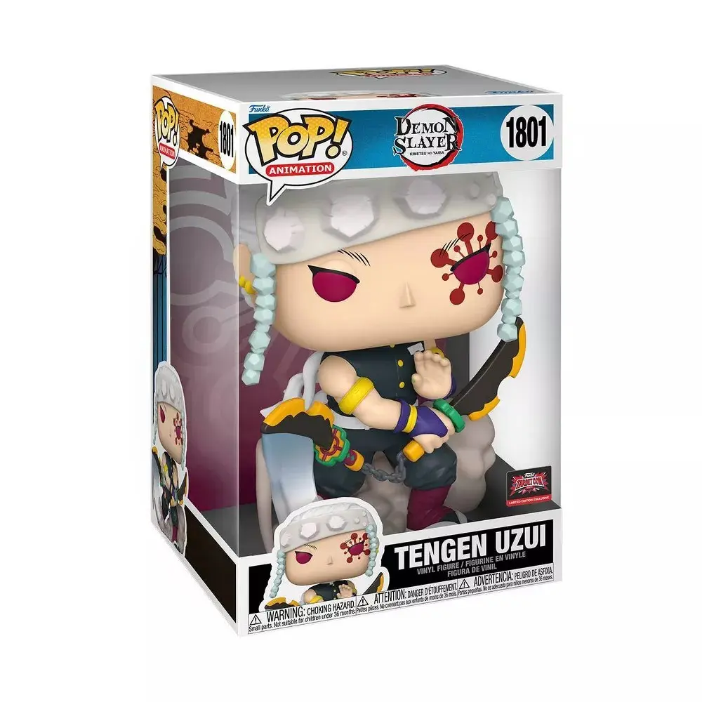 Funko Jumbo Demon Slayer S2 Tengen Uzui Vinyl Figure Collectible - Target Con Exclusive, Limited-Edition Unique Design Figurine for Collectibles Fans
