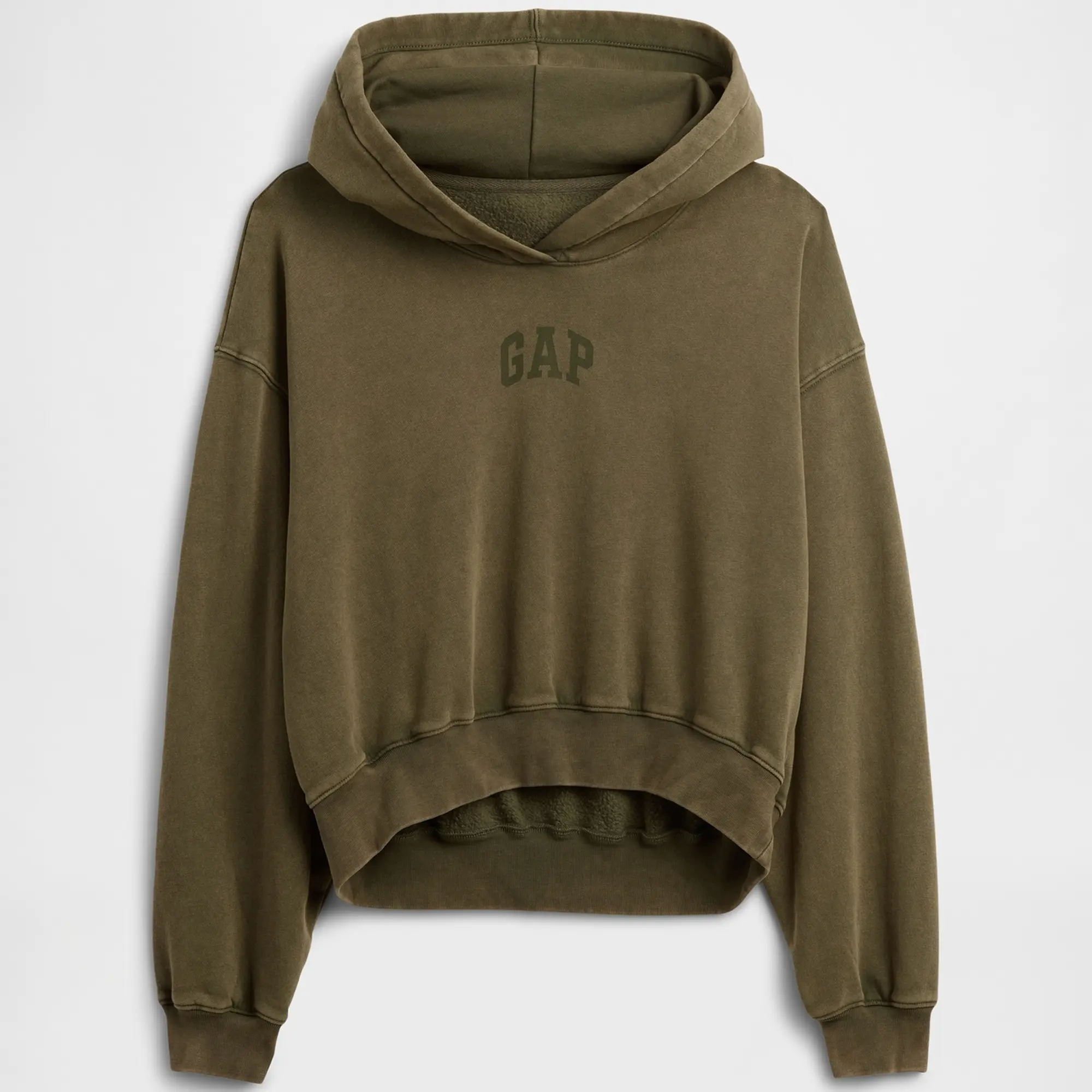 GAP VintageSoft Crop Logo Hoodie
