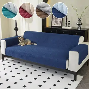 Reversible Sofa Cover Waterproof Couch Cover Washable Protector for Pets Kids elastic strap bottom sectional waterproof non-slip mat Stretch Jacquard slip  cover