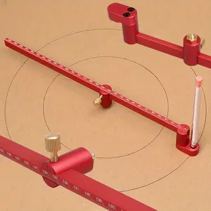 Enhance Your Woodturning with This 300mm Aluminum Alloy Scribing Circle Ruler - Ideal for Bowls And Lathe Work. Made From Durable Aluminum Alloy, It Is Perfect for Precise Scribing And Marking. A Great Gift for Woodworking Enthusiasts.