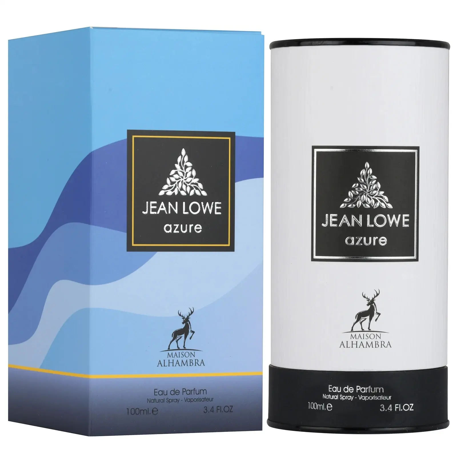Maison Alhambra Jean Lowe Azure for Unisex Eau de Parfum Spray 3.4 Ounce