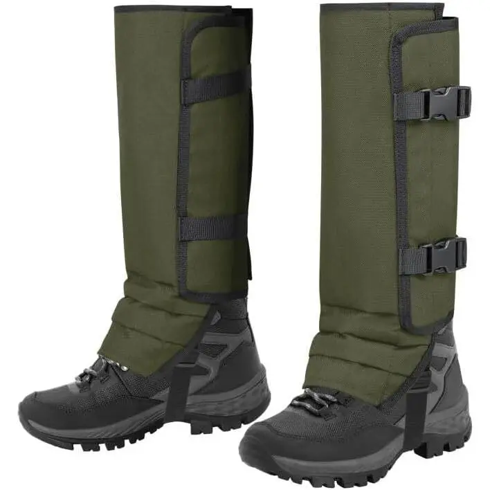 Snake Gaiters Leg Guards, Waterproof Snake Guards, Adjustable Snake Bite Protection for Lower Legs, Snake Chaps for Men & Women, Snake Proof Gaiters for Hunting,Outdoor and Farm Working