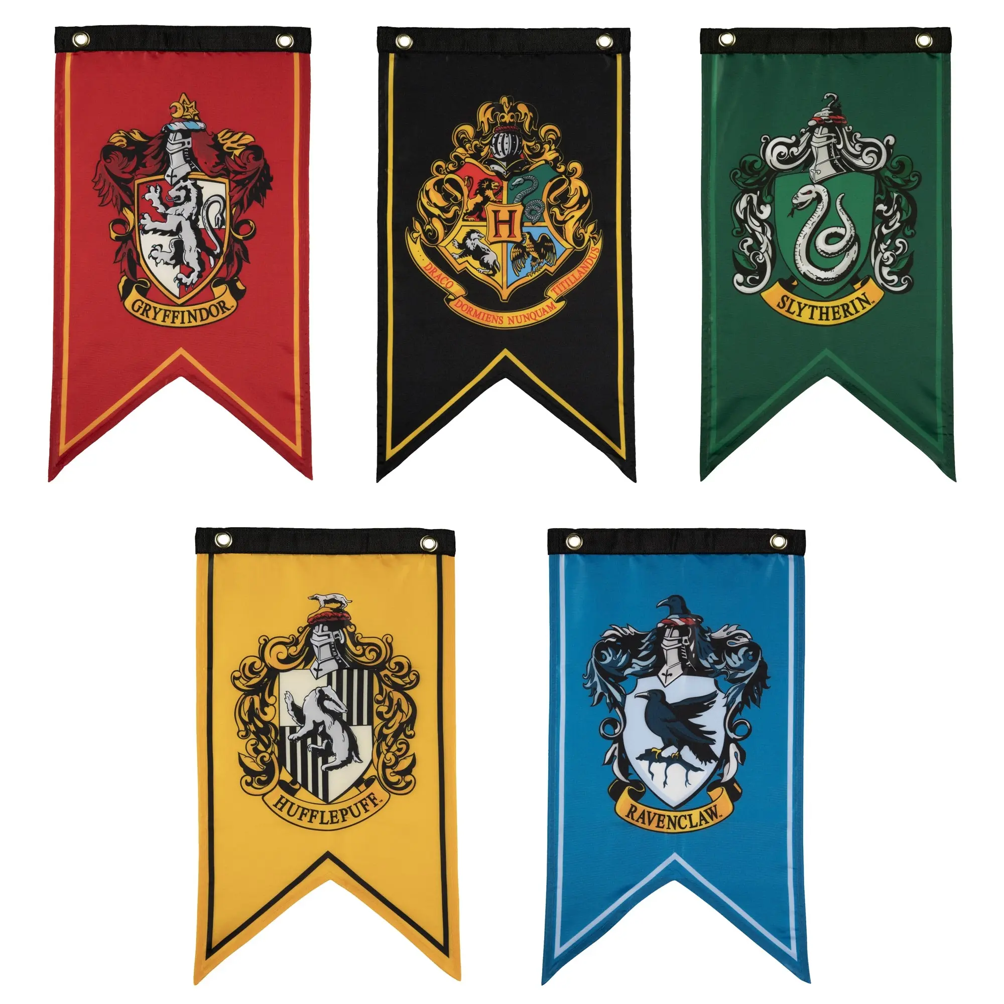 Harry Potter Wizarding House Banner Flag Set (12'' x 20'')