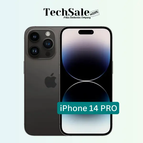 Refurbished iPhone 14 Pro Modern Phone - Fully Unlocked for Any Carrier, Chargeable Cellphone with LCD Display, Batteries, 1-Year Warranty, Excellent Condition, Mobile Charging Capability