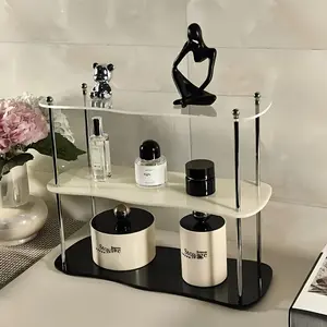 Desktop Perfume Display Stand, 1 Count Modern Cosmetic Storage Rack, Multifunctional Storage Holder for Home & Office, Home Decor Organiser